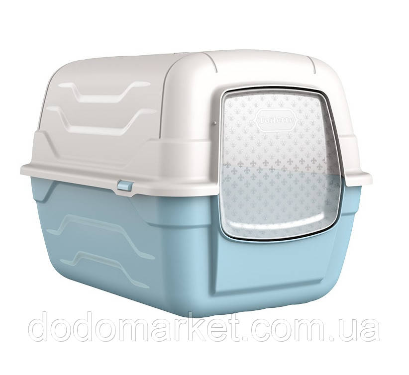 Закритий туалет для котів і собак Roto Toilet з фільтром і лопаткою, фото 1