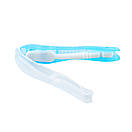 Зубна щітка дорожня складана для походів та туризму синя, фото 9