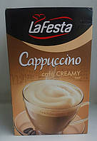 Кофейный напиток La Festa Cappuccino Creamy. Кофейный напиток Капучино с сливочным вкусом 10 пакетов