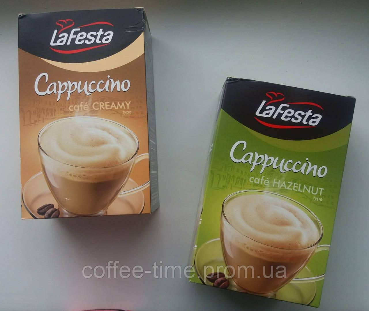 Кофейный напиток La Festa Cappuccino Creamy. Кофейный напиток Капучино с сливочным вкусом 10 пакетов - фото 4 - id-p470855615