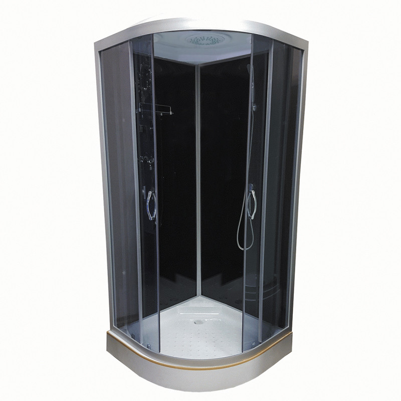Душовий бокс Atlantis AKL 100 P-T ECO 100х100 см, піддон низький, тоноване скло