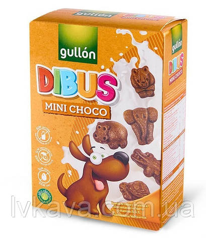 Печиво бісквітне Gullon Dibus mini cocoa, 250 г, фото 2