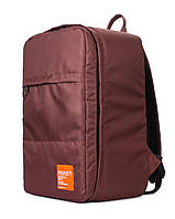 Рюкзак для ручной клади PoolParty HUB (коричневый) - Ryanair / Wizz Air / МАУ