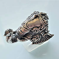 Кольцо Слон Ганеша серебряное тотем талисман перстень амулет