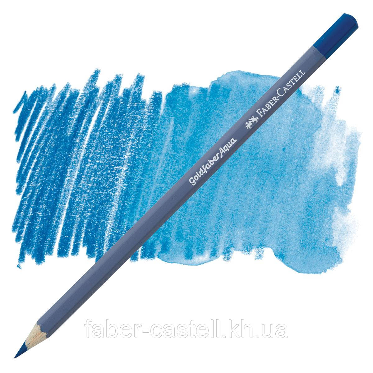 Олівець акварельний Faber-Castell Goldfaber Aqua колір синювато-бірюзовий No149 (Bluish Turquoise), 114649