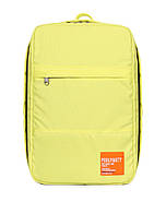 Рюкзак для ручної поклажі в літак PoolParty HUB (жовтий) — Ryanair / Wizz Air / МАУ, фото 2