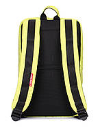 Рюкзак для ручної поклажі в літак PoolParty HUB (жовтий) — Ryanair / Wizz Air / МАУ, фото 5