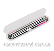 Інструменти для чищення обличчя косметологічні професійні набори (4 шт./комплекс + кейс пластиковий), фото 3