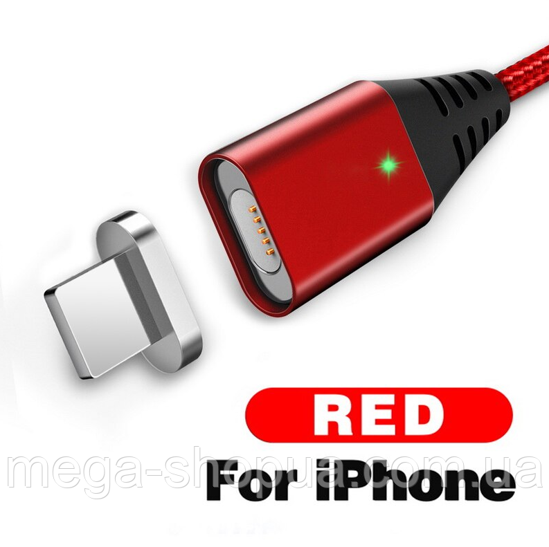 Магнітний кабель для швидкого заряджання USB - Lightning зарядний зарядка провід шнур iPhone айфон лайтнінг K2R