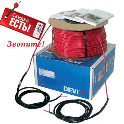 DEVIbasic 20S 520 Вт (2,6-3,3 м2) кабель в стяжку для теплого пола, фото 2