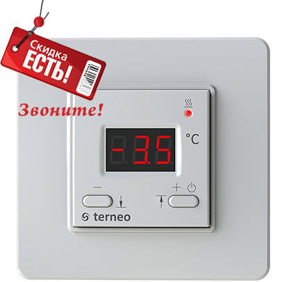 Терморегулятор Terneo kt (білий) терморегулятор для сніготанення та антизледеніння та обігріву труб та дахів, фото 2