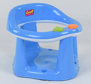 Дитяче сидіння для купання Bimbo BM-50305 на присосках, колір блакитний, фото 2
