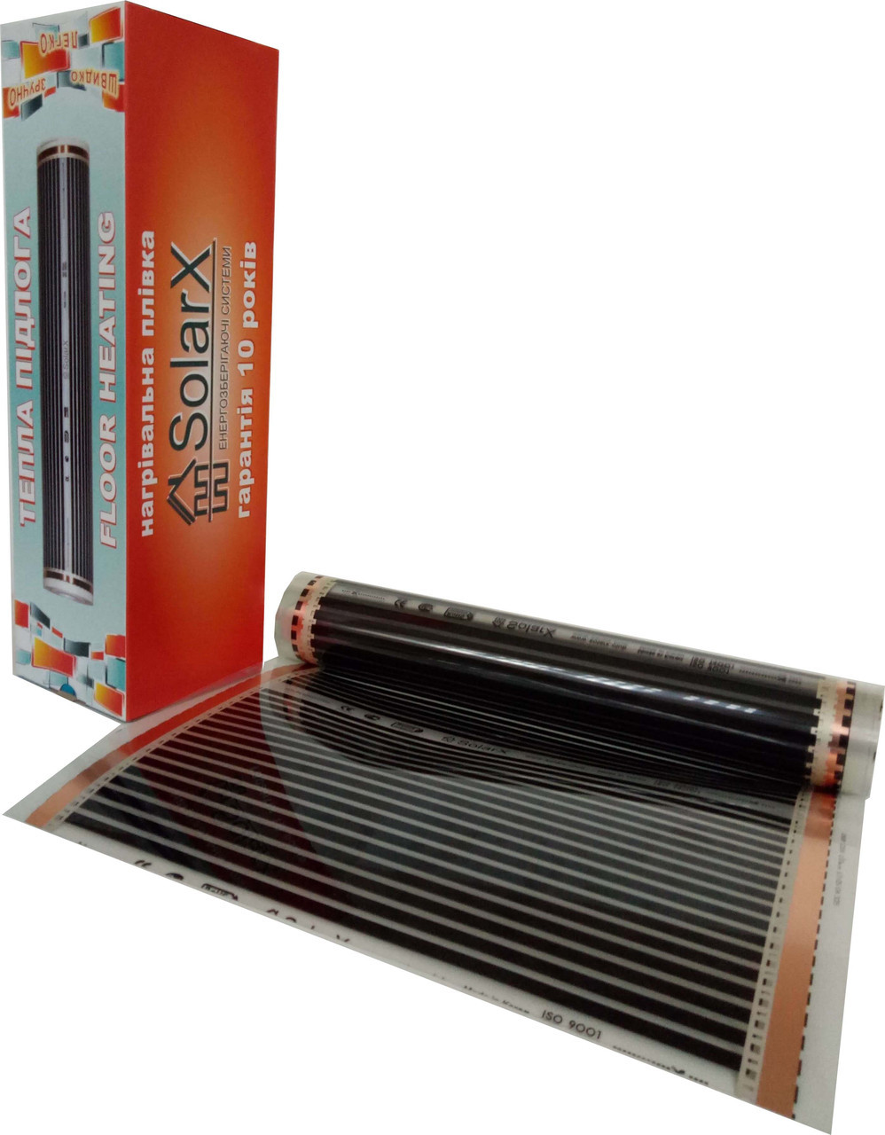 SolarX 15м2 комплект нагрівальної плівки