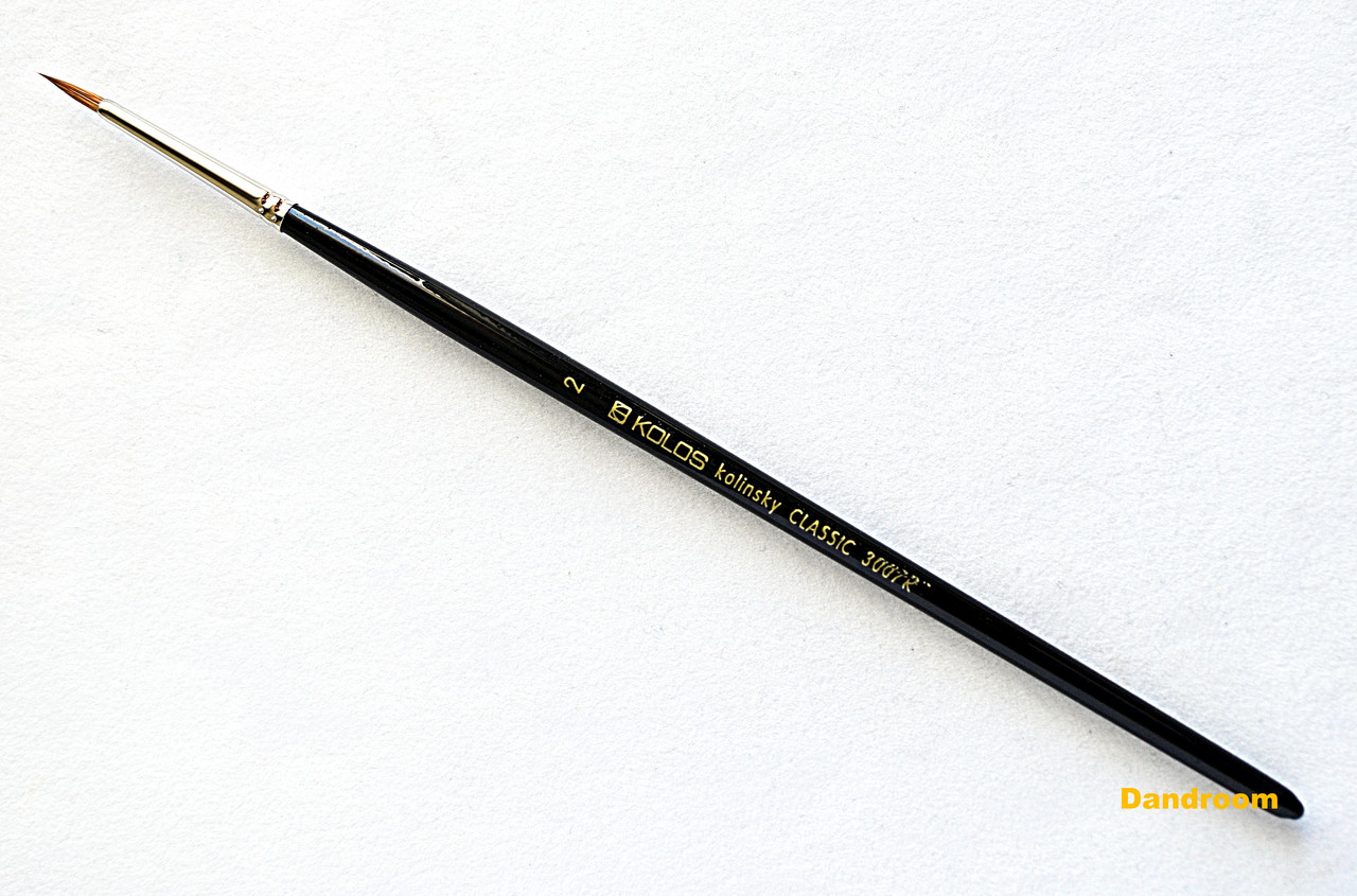 Пензель Колонок круглий №2, Classic 3007R, KOLOS, фото 1