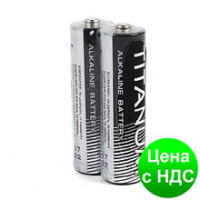 Лужна Батарейка Titanum LR6/AA LR 2pcs SHRINK (пальчик) BK