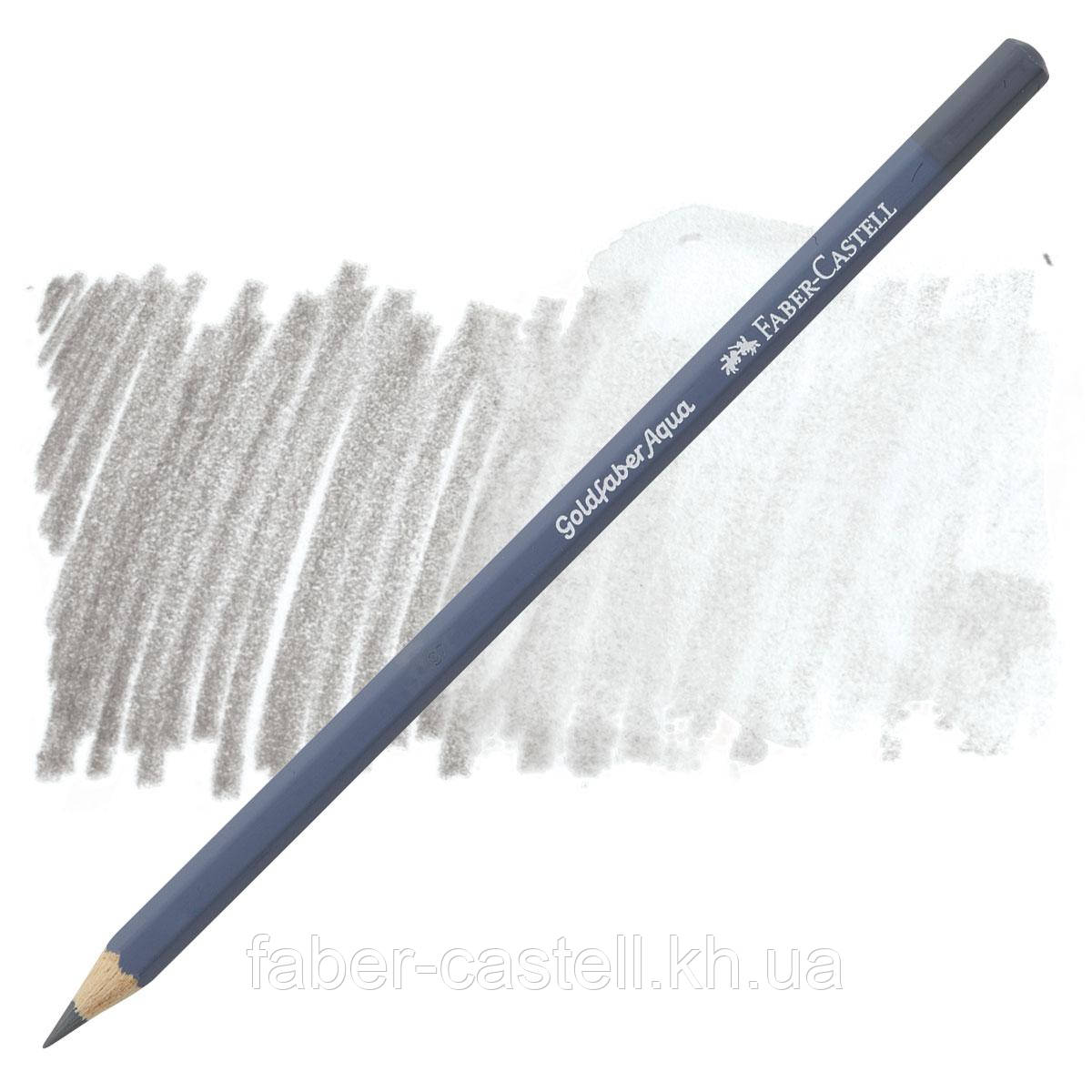 Олівець акварельний Faber-Castell Goldfaber Aqua колір холодний сірий IV  № 233 (Cold Grey IV), 114693