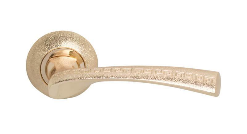 Дверна ручка Firenze Jolie золото/матове золото R ф/з