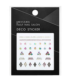 Декоративні стікери для манікюру Missha Self Nail Salon Deco Sticker No.5 / Cube Holic 1 шт (8809530039519)