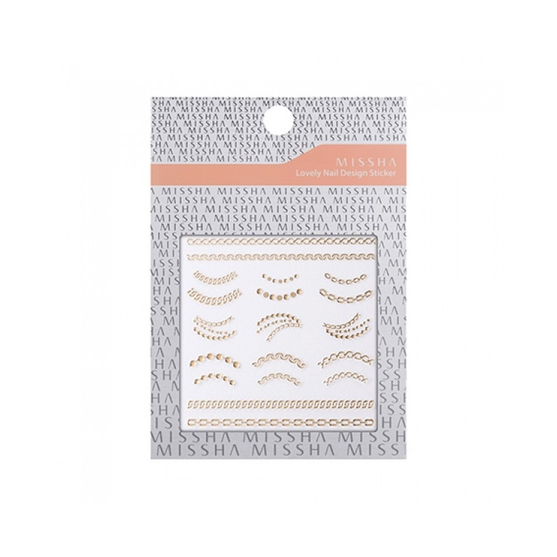 Наклейки для нігтів Missha Lovely Nail Design Sticker Glass Cut (8806185772495)