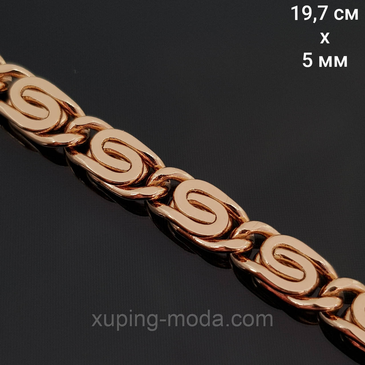 Браслет равлик. Красива біжутерія. Позолочені браслети xuping, фото 1