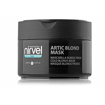 Маска для волосся для підтримки холодних відтінків блонд Nirvel Artic blond mask 250 мл 7411