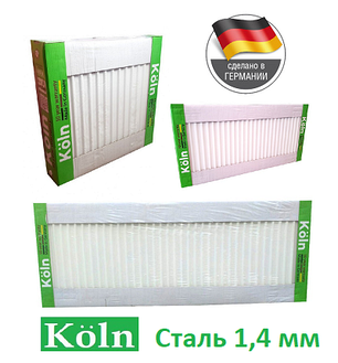 Стальной радиатор отопления 500 на 1800 Köln 22 тип боковое подключение, фото 2