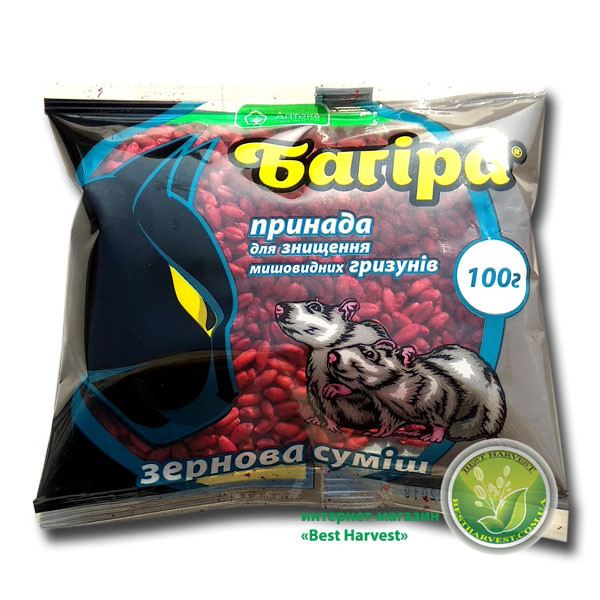 Багира зерно от крыс и мышей 100 г, оригинал