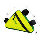 Велосумка підрамна сумка на велосипед. Велосипедна сумка (ZACRO,B-SOUL) чорна, фото 2