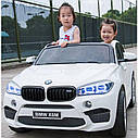 Двомісний дитячий електромобіль Джип JJ 2168 EBLR-2, BMW X6M, чорний, фото 2