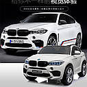 Двомісний дитячий електромобіль Джип JJ 2168 EBLR-2, BMW X6M, чорний, фото 4