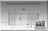 Изготовление пружин. Пружина грохота ГИЛ 42.03.00.035