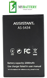 АКБ оригинал Assistant AS-5434 Club 2000mAh 3.7V