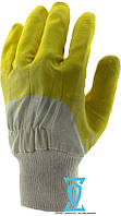 Перчатки рабочие стекольщика желтое (Intertool SP-0002)