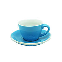 Чашка і блюдце під еспресо Acme Blue (70 мл)
