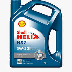 Моторне масло Shell Helix HX7 5W-30 4 л