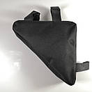 Велосумка підрамна сумка на велосипед. Велосипедна сумка (ZACRO,B-SOUL) чорна, фото 10