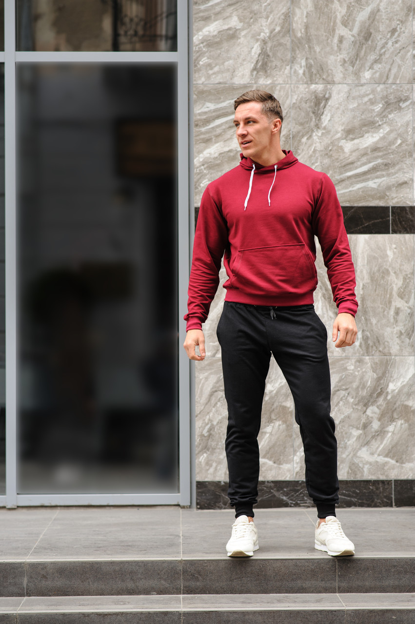 Модный Спортивный Костюм Мужской Трикотажный, Комплект Худи и Штаны ...