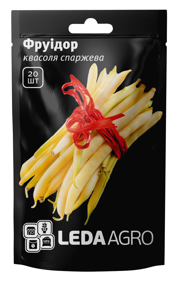 Насіння Квасоля спаржева Фруідор 20шт LEDAAGRO