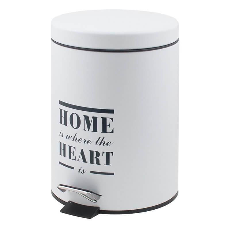 Відро Trento Home Heart 5л біле (Італія)