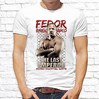 Чоловіча футболка з принтом Fedor Emelianenko "The last emperor" Push IT