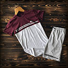Cпортивні чоловічі шорти та футболка Lacoste (Лакон). / Літні комплекти для чоловіків
