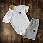 Спортивні костюми шорти футболки чоловічі, літній комплект шорти та футболка поло Лакост (Lacoste)