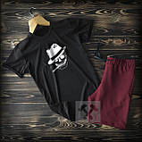 Cпортивні чоловічі шорти та футболка з черепом/ Літні комплекти для чоловіків, фото 4