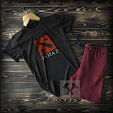 Cпортивні чоловічі сірі шорти та футболка Dota (Дота)/ Літні комплекти для чоловіків, фото 4