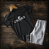 Cпортивні чоловічі шорти та футболка з принтом CS Go (counter strike)/ Літні комплекти для чоловіків, фото 5