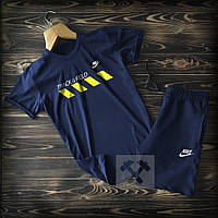 Cпортивные Мужские шорты и футболка Nike (Найк) / Летние комплекты для мужчин