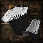 Cпортивні чоловічі шорти та футболка Off White (оф вайт)/ Літні комплекти для чоловіків