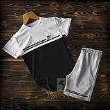 Cпортивні чоловічі шорти та футболка Lacoste (Лакон). / Літні комплекти для чоловіків, фото 5
