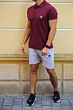 Чоловічі шорти та футболка поло Adidas (Адідас), фото 3