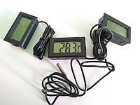 LCD Цифровой термометр с водонепроницаемым зондом до 110 градусов по Цельсию (кабель 1 метр)